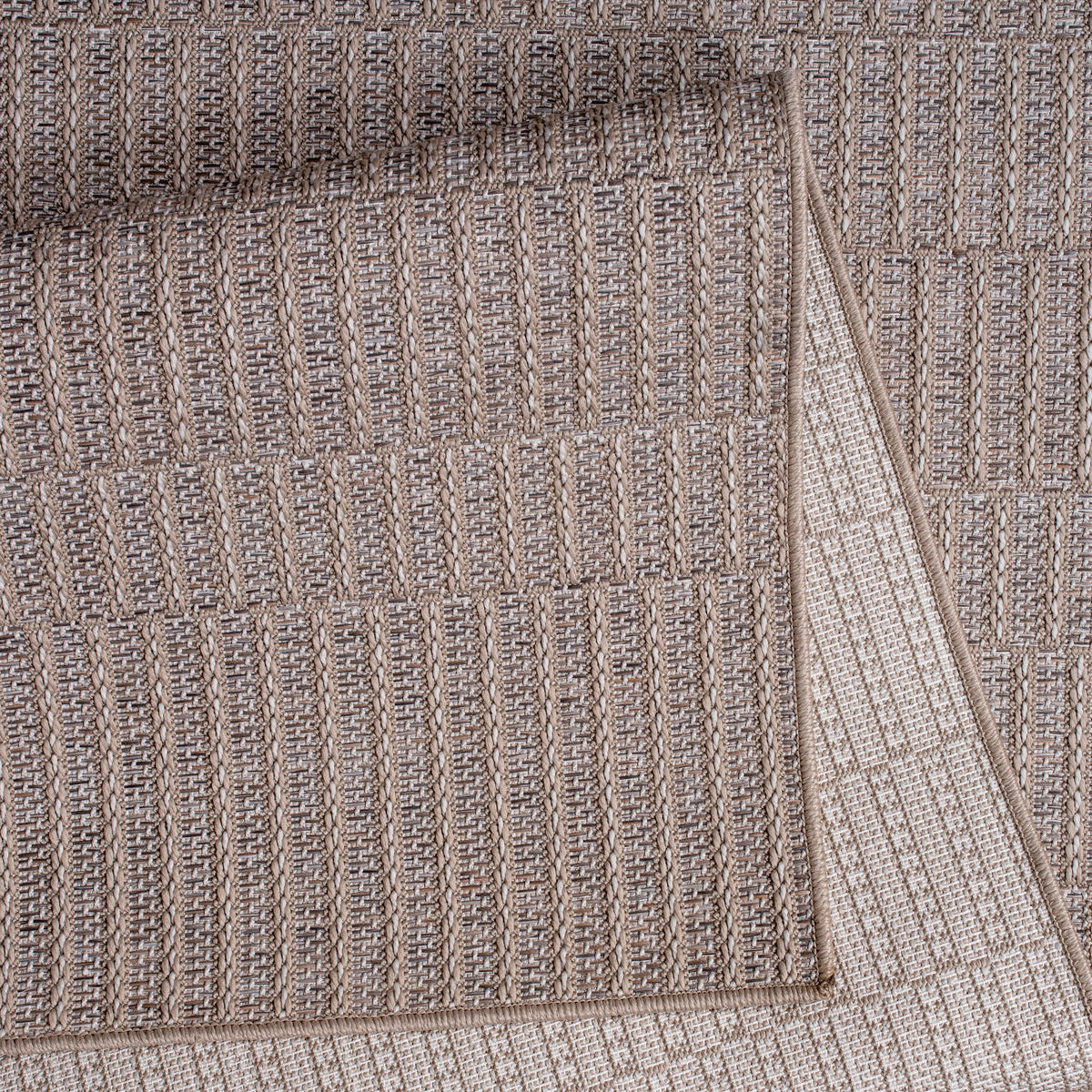 OUTDOORTEPPICH 200/200 cm Vermont 192 - Beige, Textil (200/200cm) - Paco Home