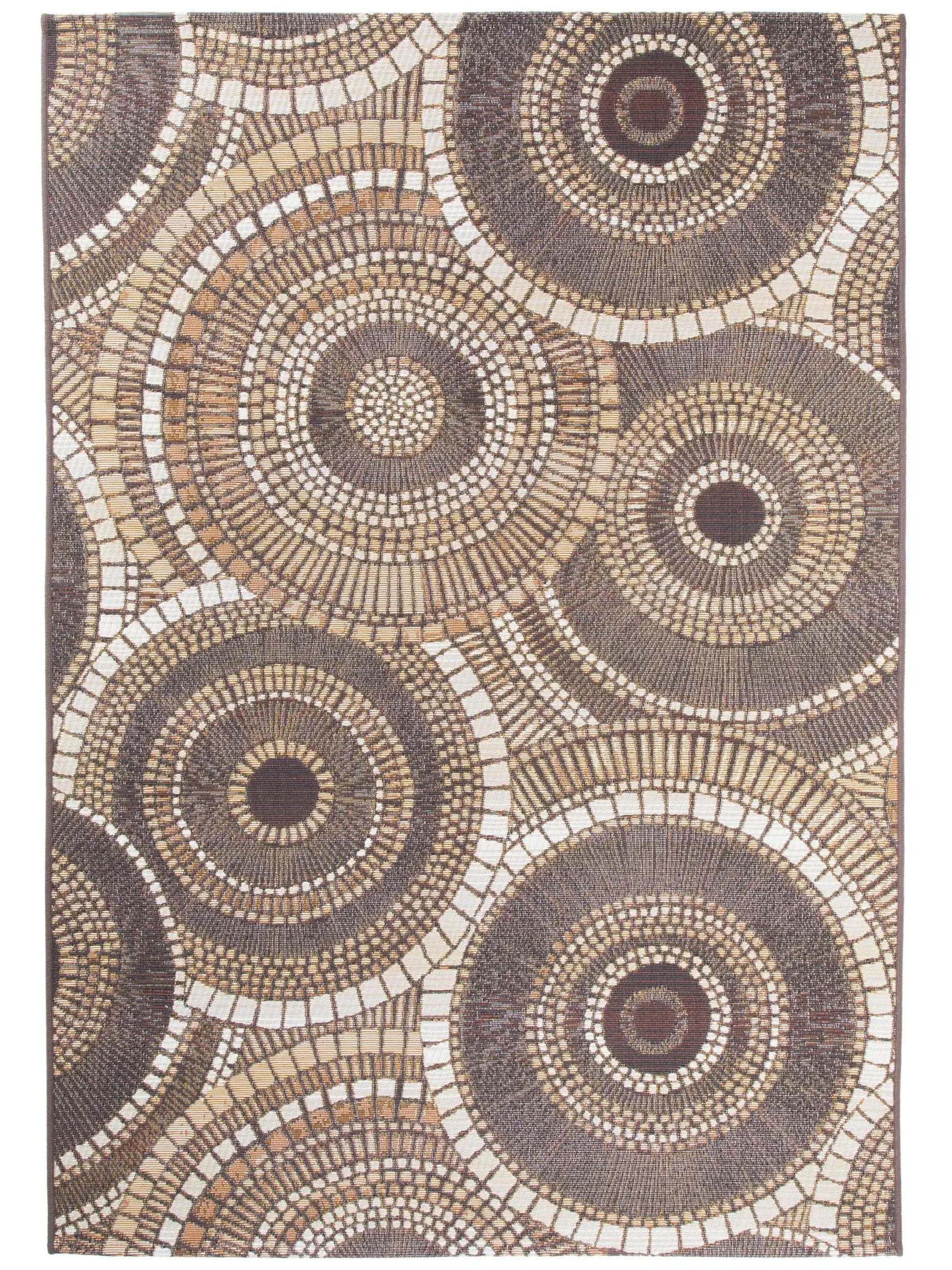 benuta Outdoorteppich Braun 200x285 cm