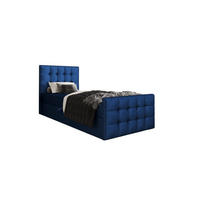 BOXBETT Coria V Dunkelblau 90x200 cm - Dunkelblau, Textil (90/200cm) - B&B Home