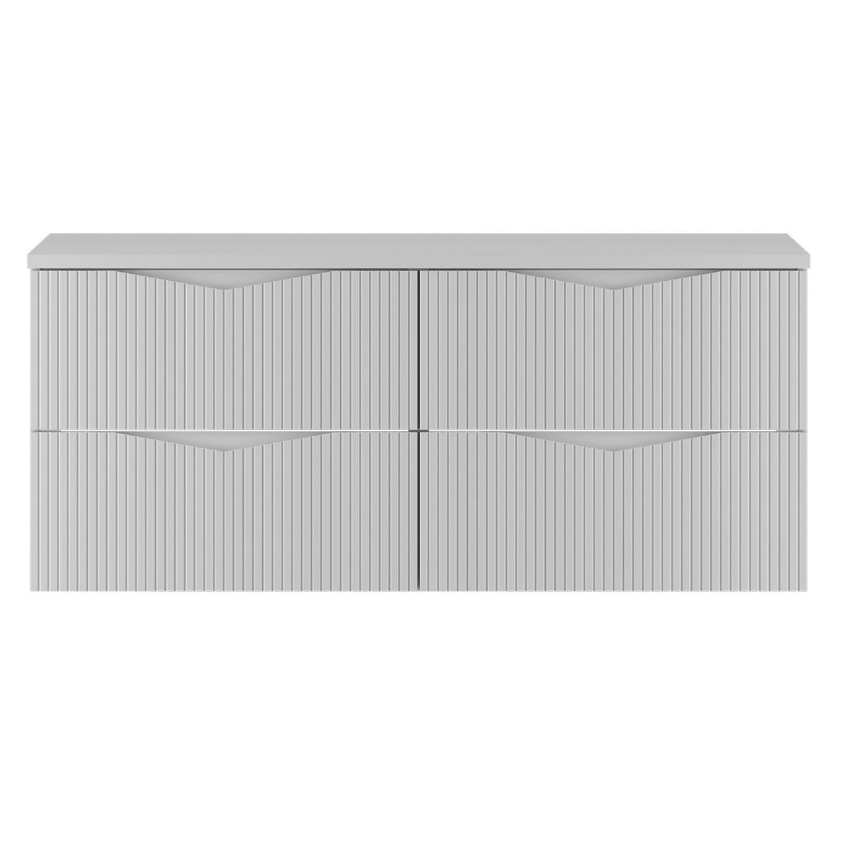 WASCHTISCHUNTERSCHRANK 120.6cm Tao Weiß - Weiß, Holzwerkstoff (120.6/52.2/46.5cm) - Petits-meubles