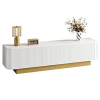 LOWBOARD 170/40,5/47 cm aus MDF und Holzwerkstoff mit Kabelmanagement Weiß - Weiß, Holzwerkstoff (170/47/40.5cm) - Modenvie