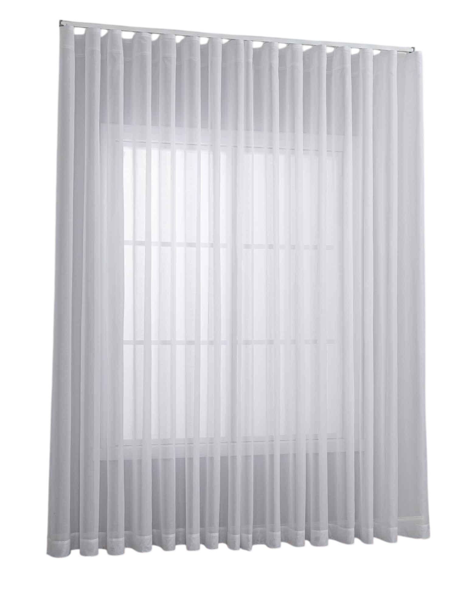 GARDINE Welle Wien Wien 245x300 cm - Weiß, Textil (300/245cm) - Gardinenbox