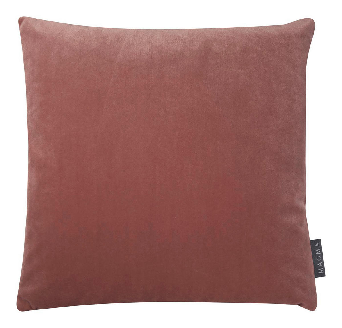 KISSENHÜLLE Samt Uni - Altrosa, Textil (40/40cm) - Magma Heimtexx