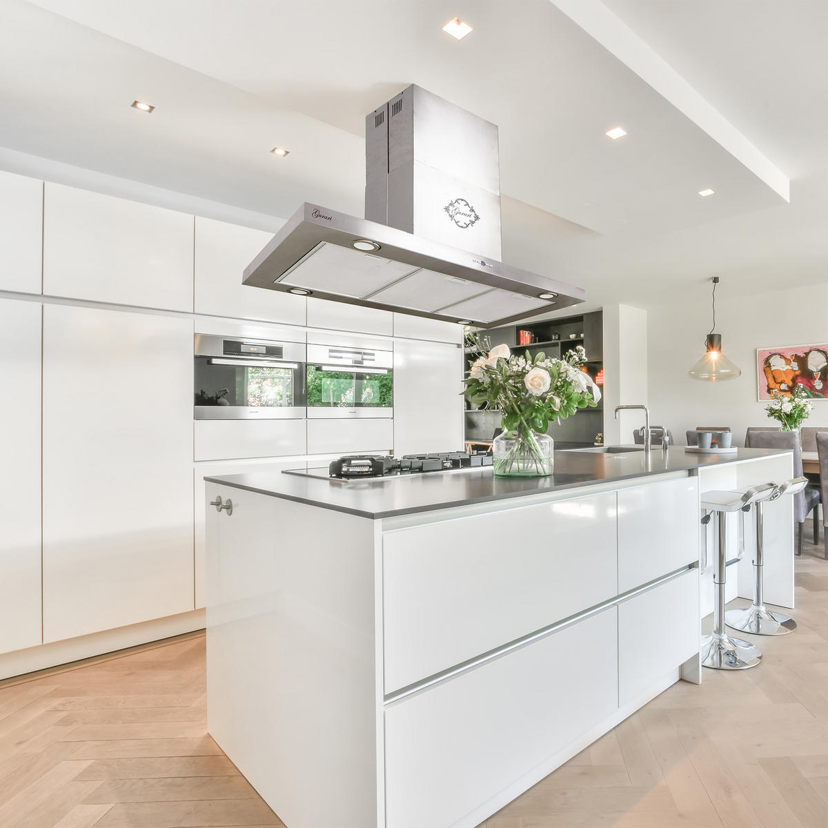 DUNSTABZUGSHAUBE GCH I 431 90 IS Prime N 90 cm Edelstahl - Silberfarben, Metall (90/120/59.2cm) - Gurari