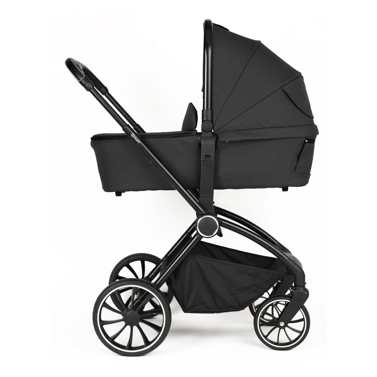 KOMBIKINDERWAGEN Harmony 3in1, schwarz - Schwarz, Metall (59/97cm) - BabyGo