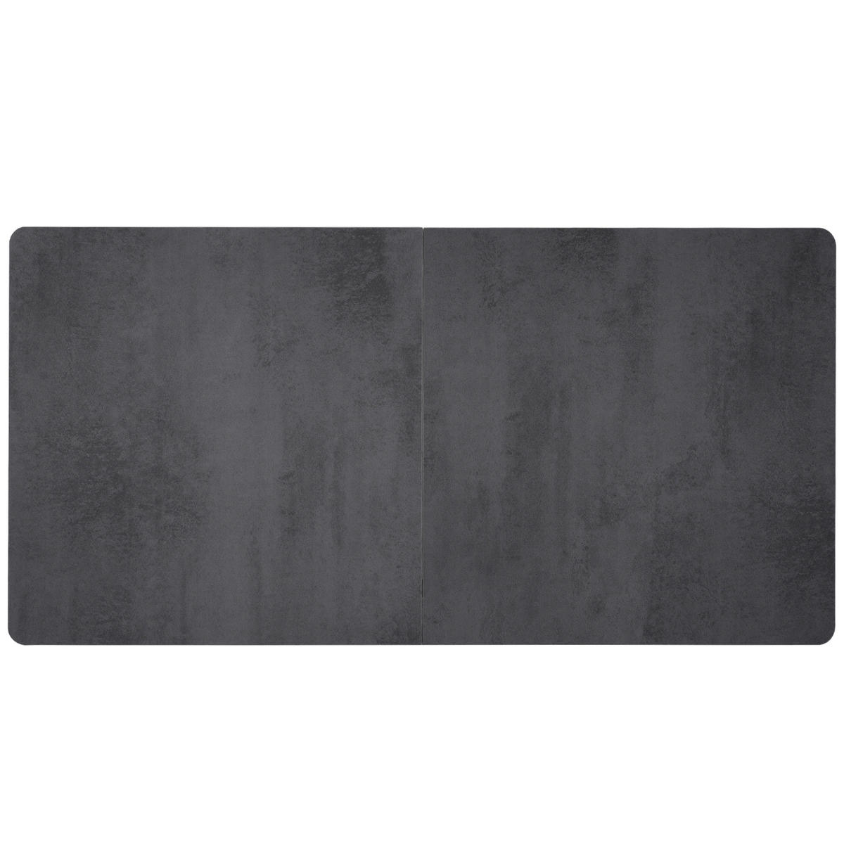 ESSTISCH 140/70/75 cm Schwarz/Grau aus Spanplatte und Metall im Industriestil - Schwarz, Holzwerkstoff (140/70/75cm) - OKMYHOME