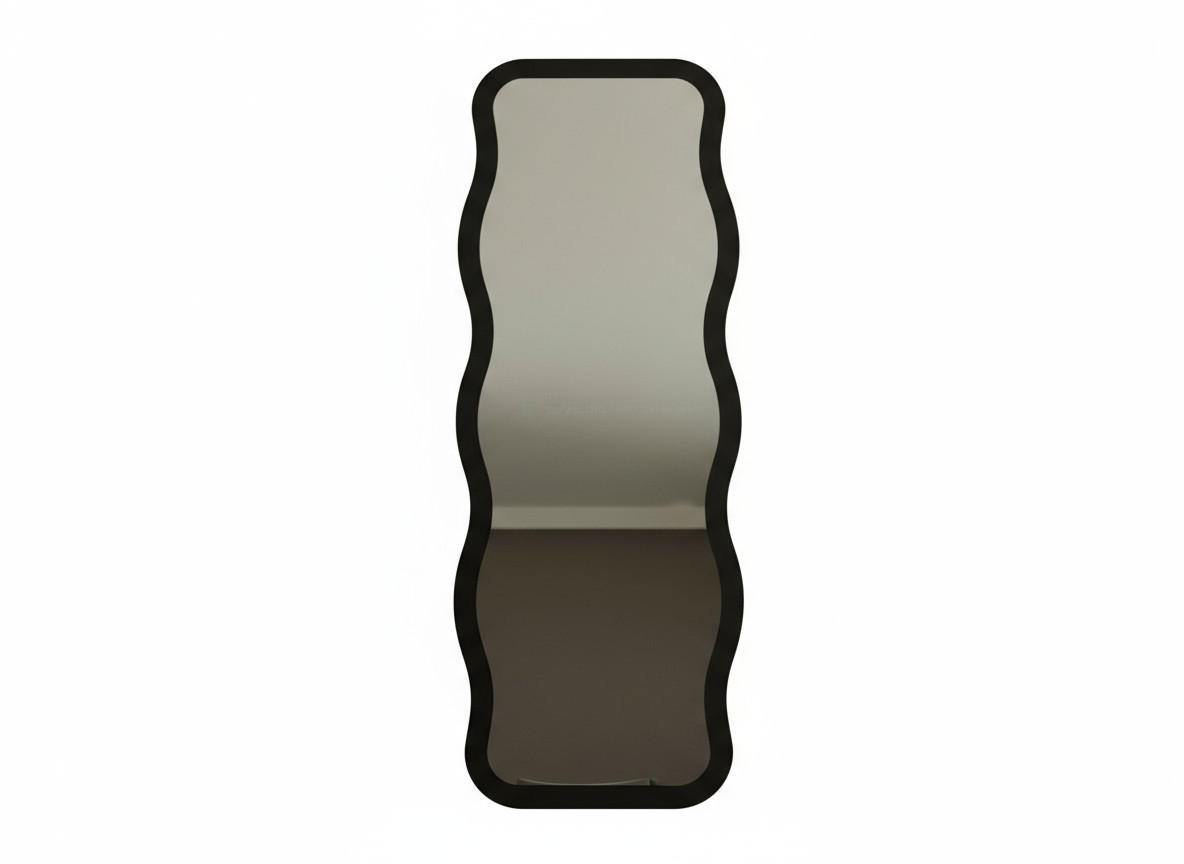 Ibonto Ganzkörperspiegel Schwarz 50x160x2 cm
