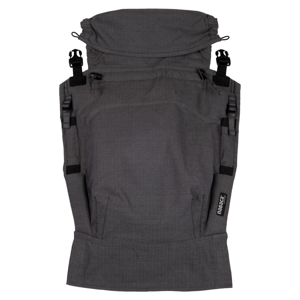 TRAGEZUBEHÖR Nabaca Zusatzpanel Größe L - Dunkelgrau, Textil (1/0.5/30cm) - Hoppediz