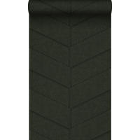 TAPETE Fliesenmuster mit Schlangenhaut-Motiv 53 cm x 10.05 m - Grün, Papier (53/1000cm) - Origin Wallcoverings