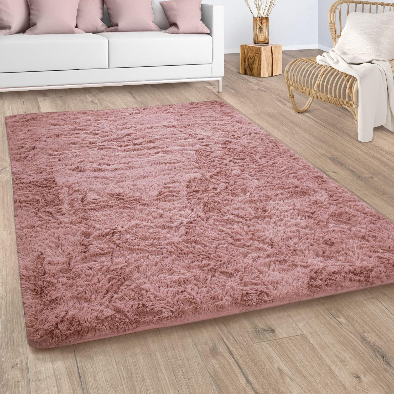 HOCHFLORTEPPICH 140/200 cm Silky 591 - Beere, Textil (140/200cm) - Paco Home