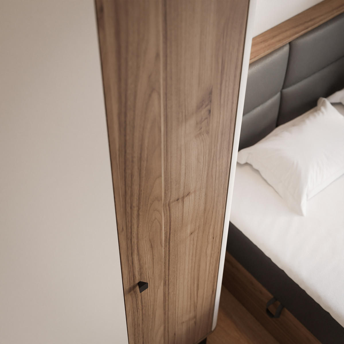 KLEIDERSCHRANK BELLAGIO mit Regalböden - Braun, Holzwerkstoff (88.1/190/52.2cm) - Idohome