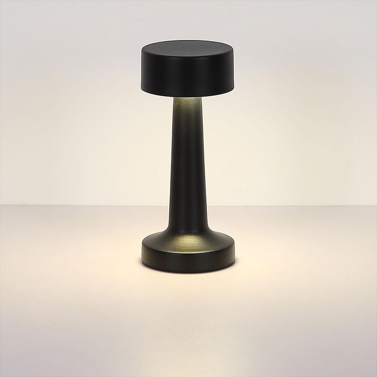 LED TISCHLEUCHTE Angelika Schwarz Matt - Schwarz, Metall (9/9/21cm) - Globo Lighting