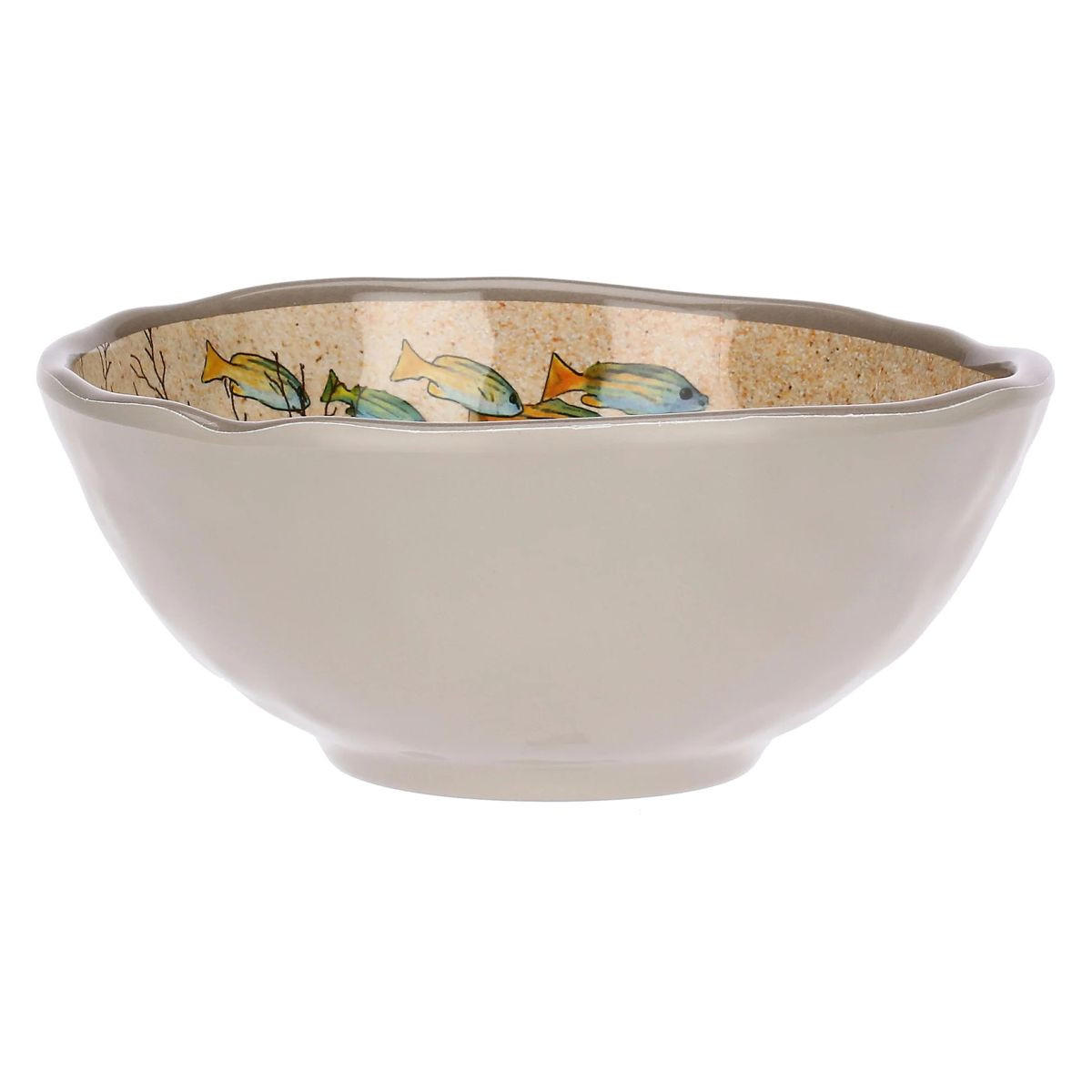 SCHALE Ø 15 cm Sea Life Set mit 2 Stück - Multicolor, Kunststoff (15cm) - Rose & Tulipani