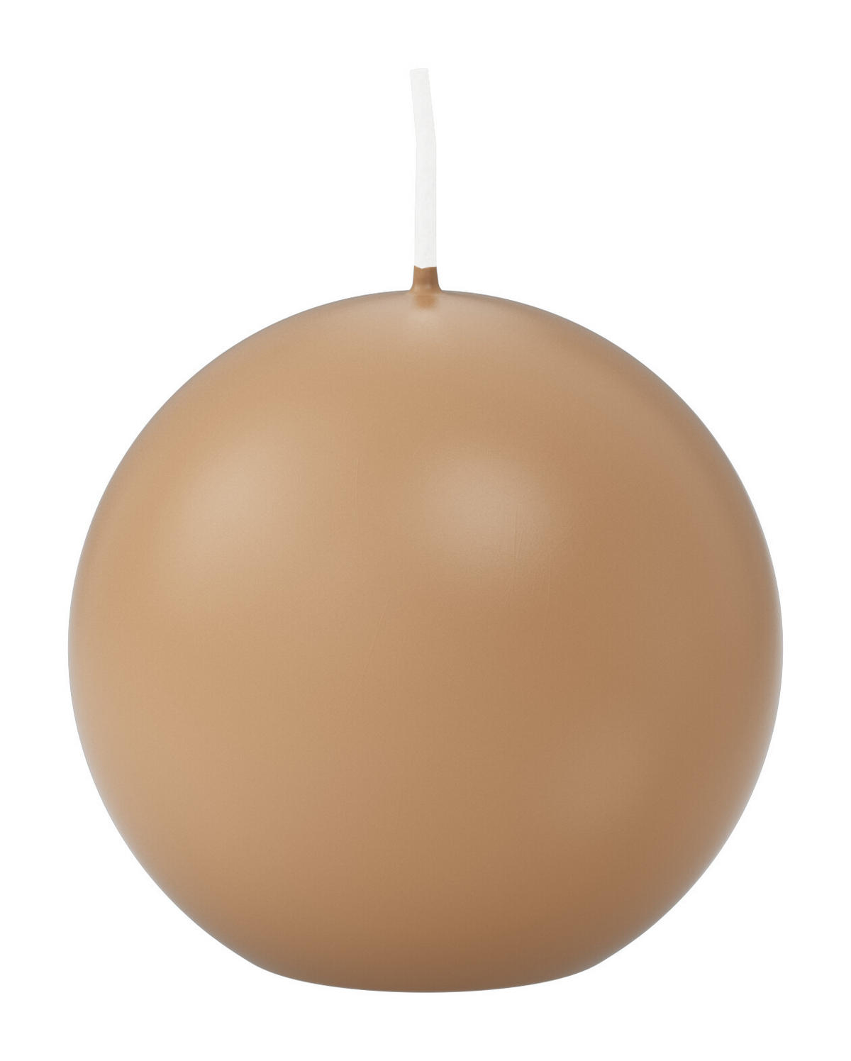 KUGELKERZEN Sand Ø 6 cm, 16 Stück - Beige, Paraffin (6/6/6cm) - Wiedemann Kerzen
