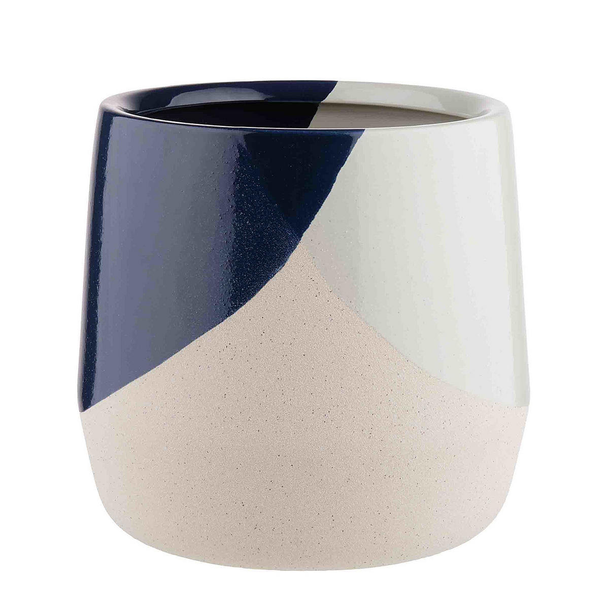 BLUMENTOPF Sky Sand - Blau, Keramik (21cm) - Butlers