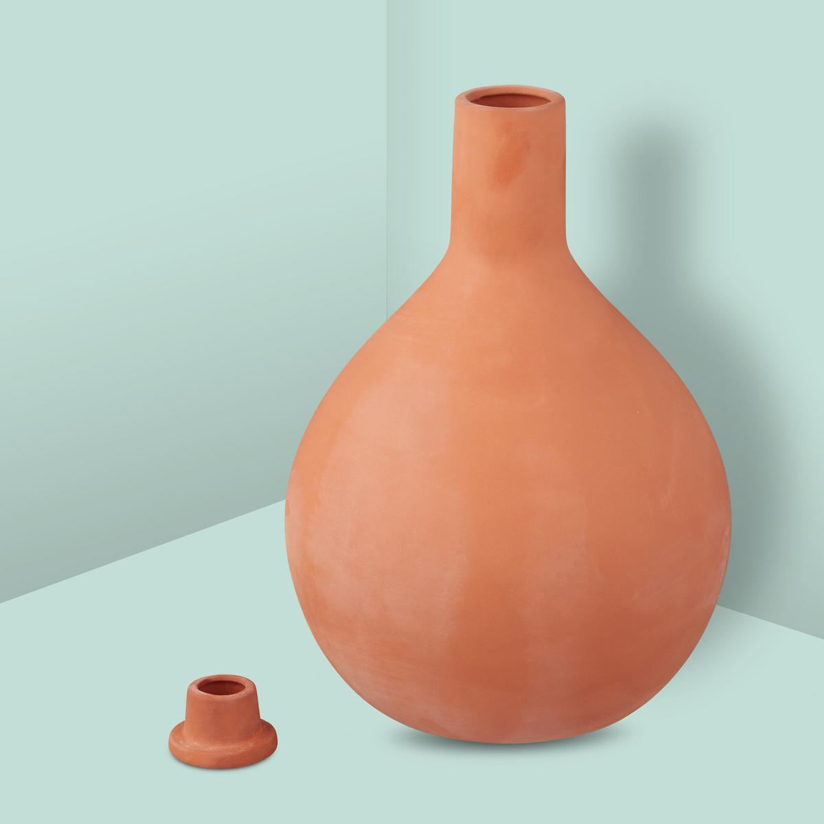 1XOLLA - Hellbraun, Keramik (20/29/20cm) - Relaxdays