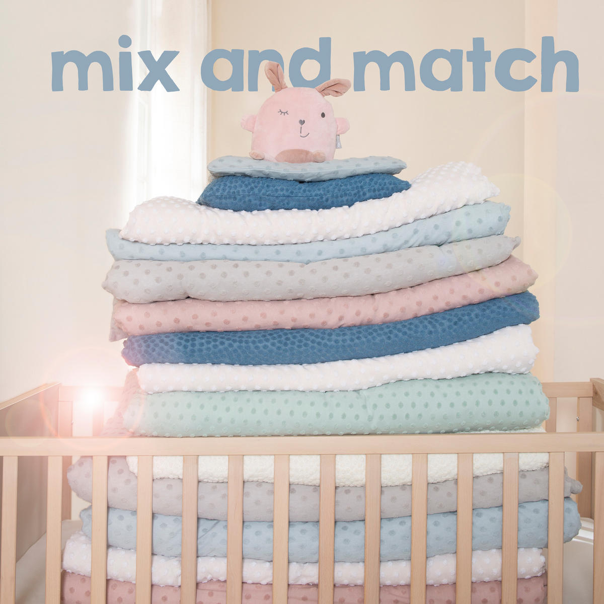 BABYBETTWÄSCHE Frosty Almond 100x135 cm - Beige - Beige, Textil (80/80cm) - Roba