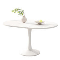 JEDÁLENSKÝ stôl 100/140/100/75 cm, MDF, biely, rozkladací - biela, kompozitné drevo (100/140/75cm) - BEAOK