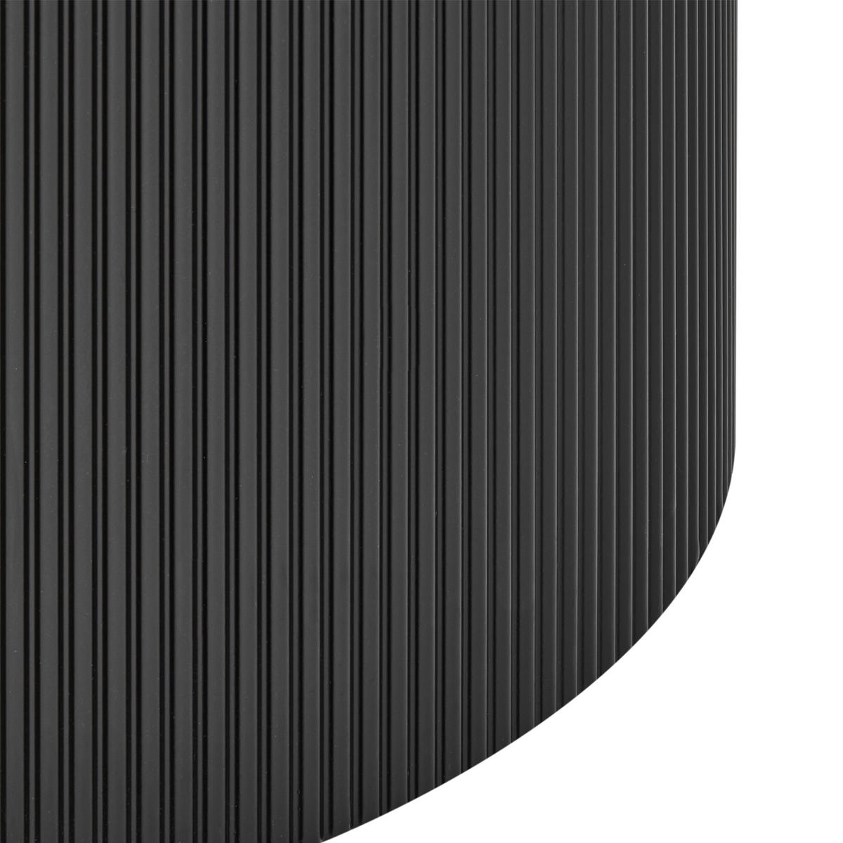 JÍDELNÍ STŮL Černý 120/120 cm Sheho - černá, kompozitní dřevo (120/120/75cm) - Beliani