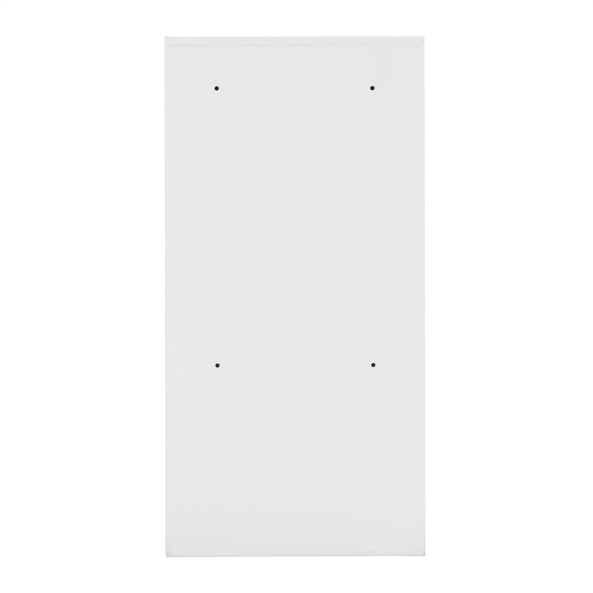 MEDIZINSCHRANK - Weiß, Metall (30/60/12cm) - Relaxdays