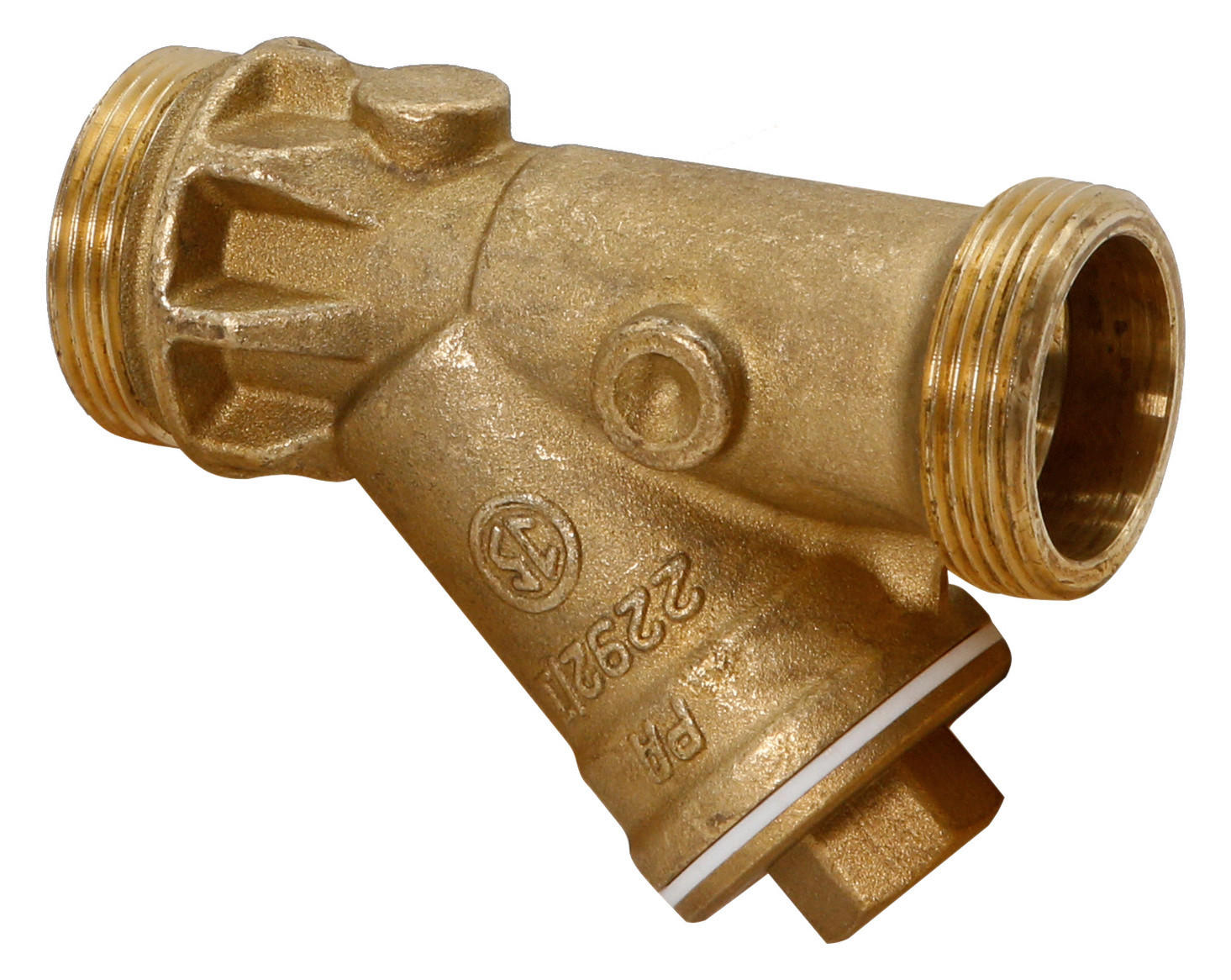 SCHMUTZFAENGER,AUSSENGEW.MULTI O.ENTL.,DN32,AG1 1/2,DIN GEHAEUSE - Schwarz, Metall (10/18/30cm) - Schlösser Armaturen