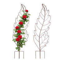 MRIEŽKY - hnedá, kov (30/100/1cm) - Relaxdays