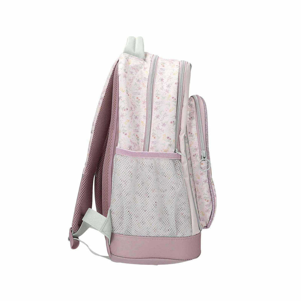SCHULRUCKSACK BLOOMING KITTY TOPModel flieder 19 x 30 x 40 cm - Flieder, Textil (30/19cm) - Depesche Germany
