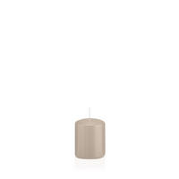 STUMPENKERZEN Schlamm Ø 48 x 60 mm, 24 Stück - Schlammfarben, Paraffin (5/6cm) - Wiedemann Kerzen