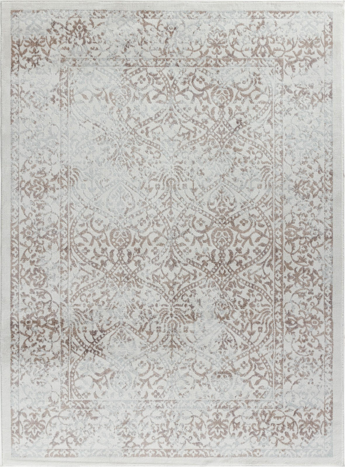 VINTAGE-TEPPICH 120x170 cm Grau - Beige, Naturmaterialien/Textil (120/170cm) - LIVABLISS