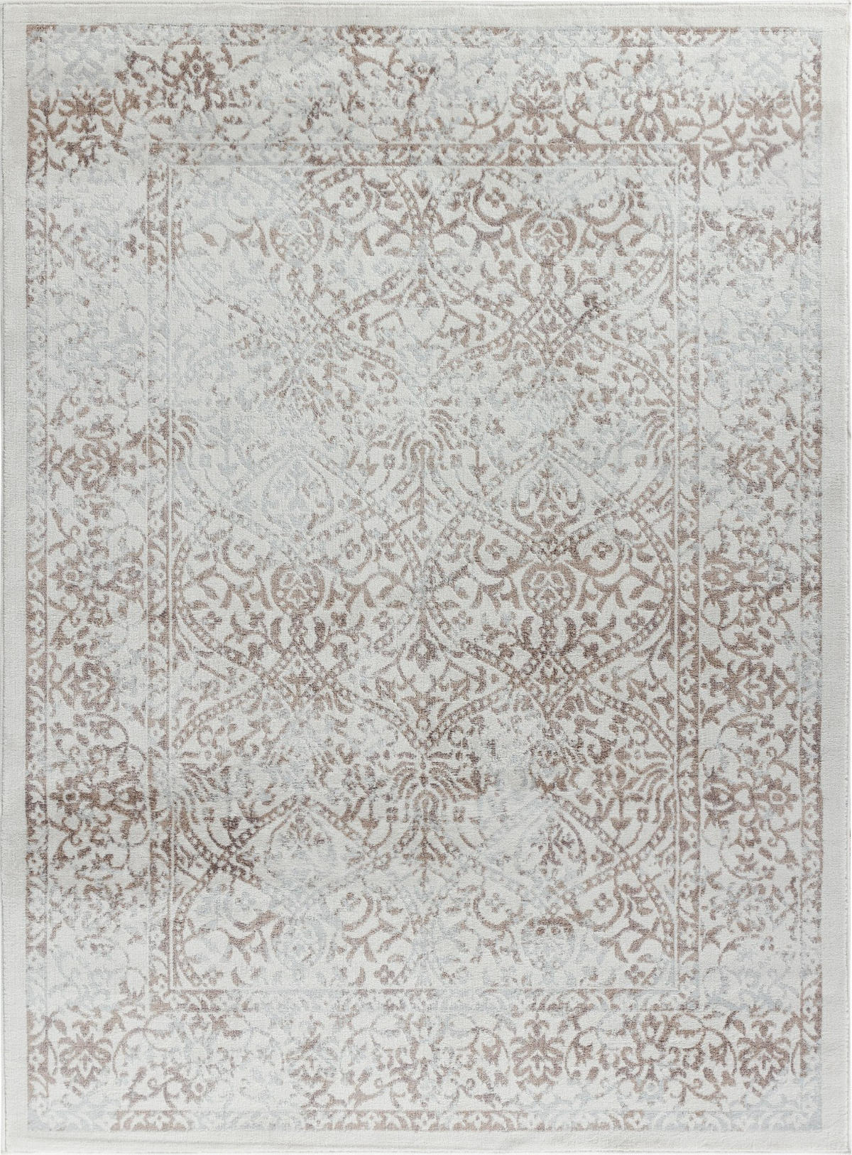 VINTAGE-TEPPICH 120x170 cm Grau - Beige, Naturmaterialien/Textil (120/170cm) - LIVABLISS