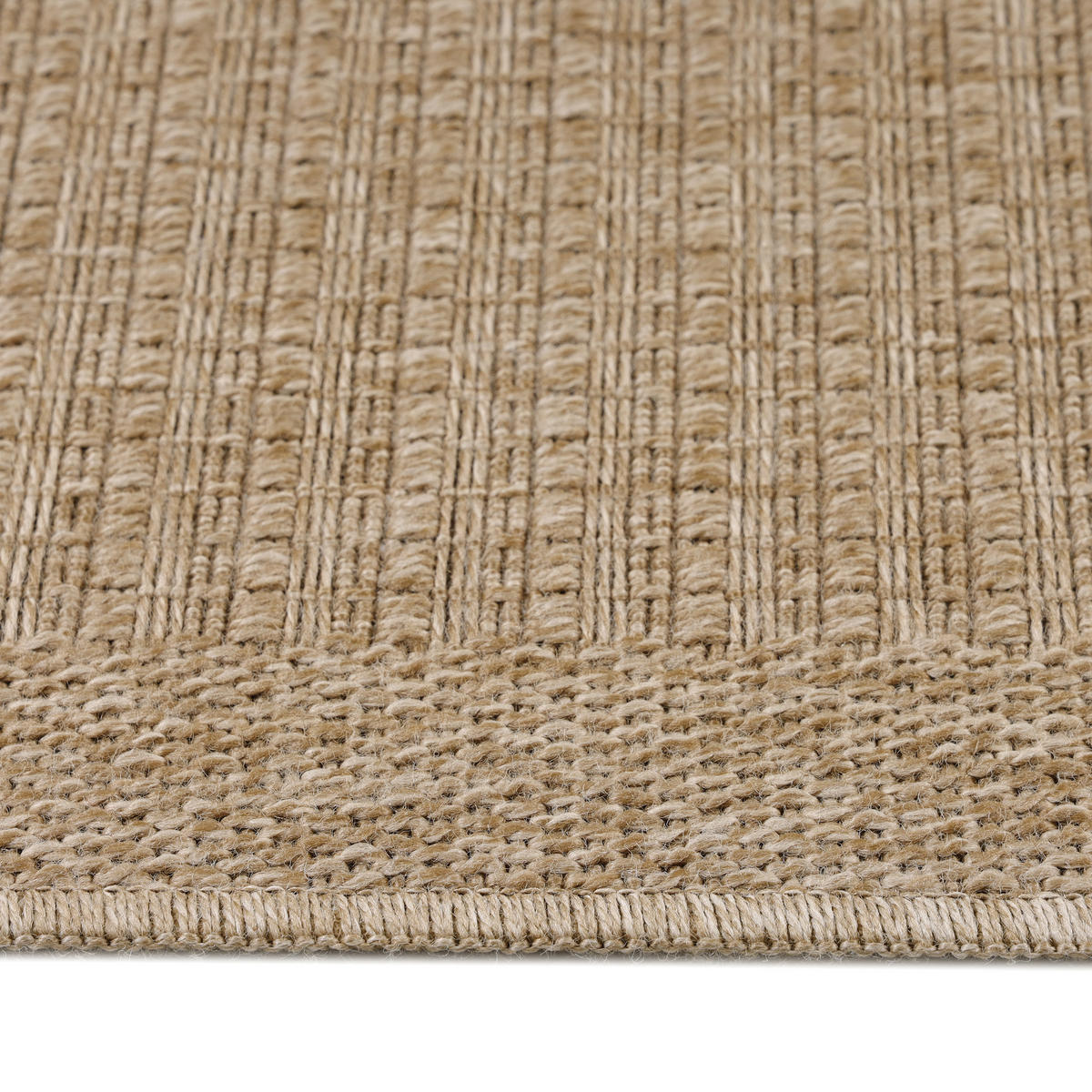 TEPPICH Outdoor Flachgewebe Vintage Polypropylen Balkon Beige Rechteckig 200x290 - Beige, Textil (200/290cm) - KADIMA DESIGN