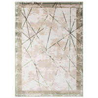 TEPPICH CRYSTAL Creme Grün 80/150 cm - Creme/Grün, Textil (80/150cm) - Tapiso
