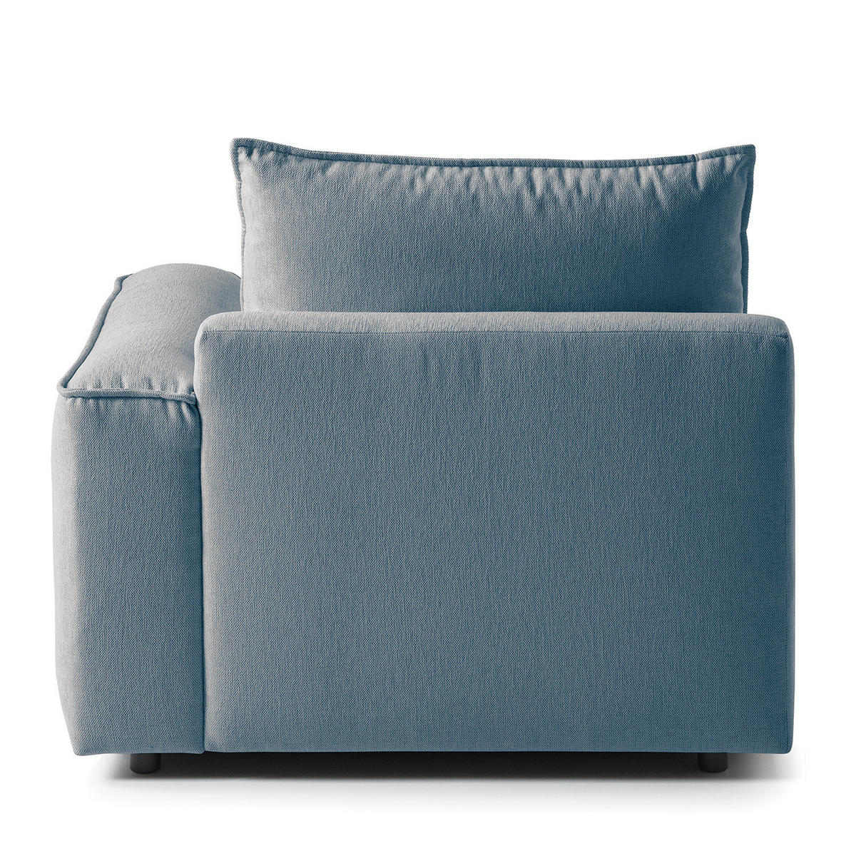 MODULSESSEL - Blau, Holz/Textil (104/82/99cm) - home24