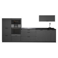 CHICINETĂ Fame-Line, Gri închis/antracit, 340 cm, AP Antracit - gri închis/antracit, compozit lemnos (340/153.6/60cm) - Vicco