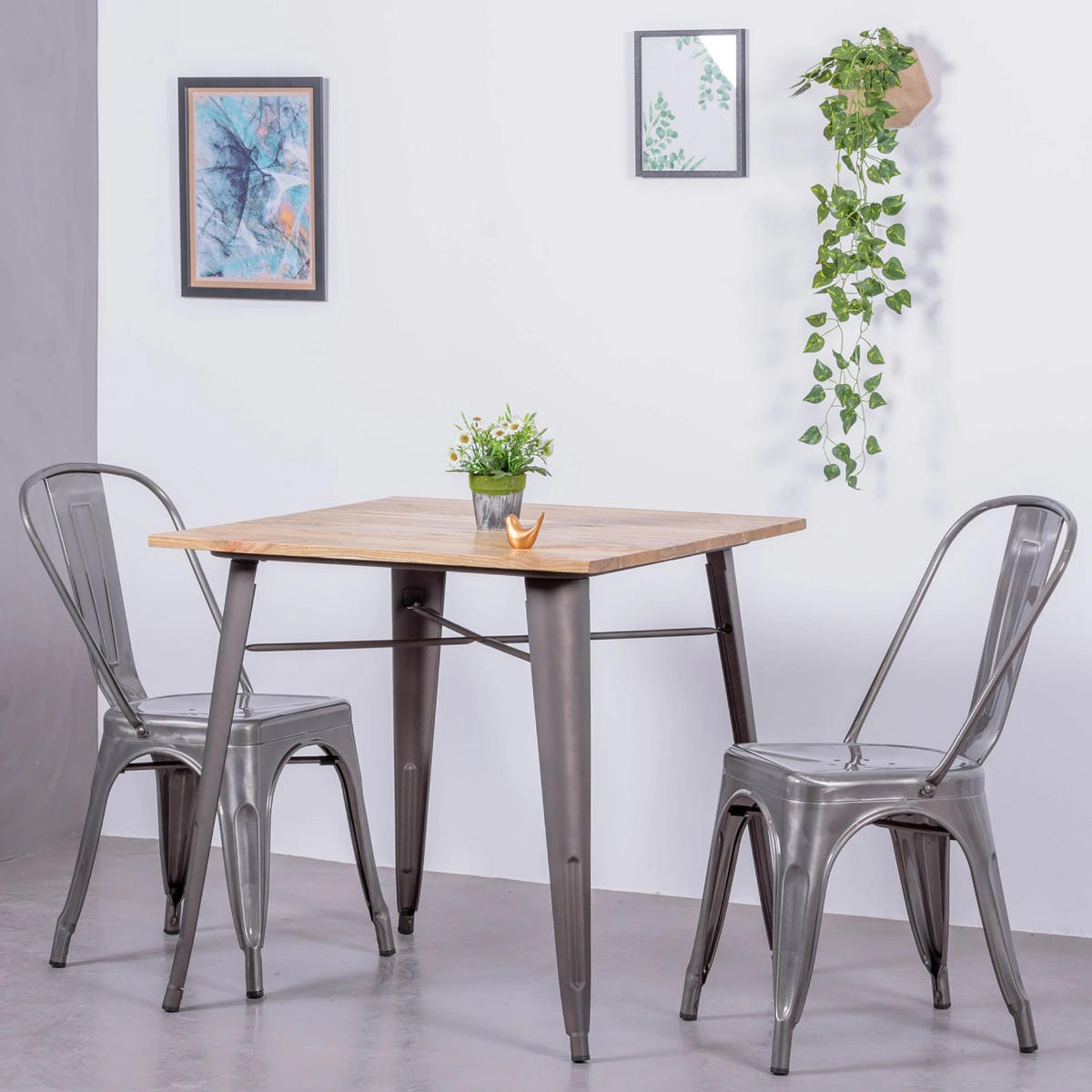 STUHL Metall Alufarben - Alufarben, Metall (44/85/55cm) - Nest Dream