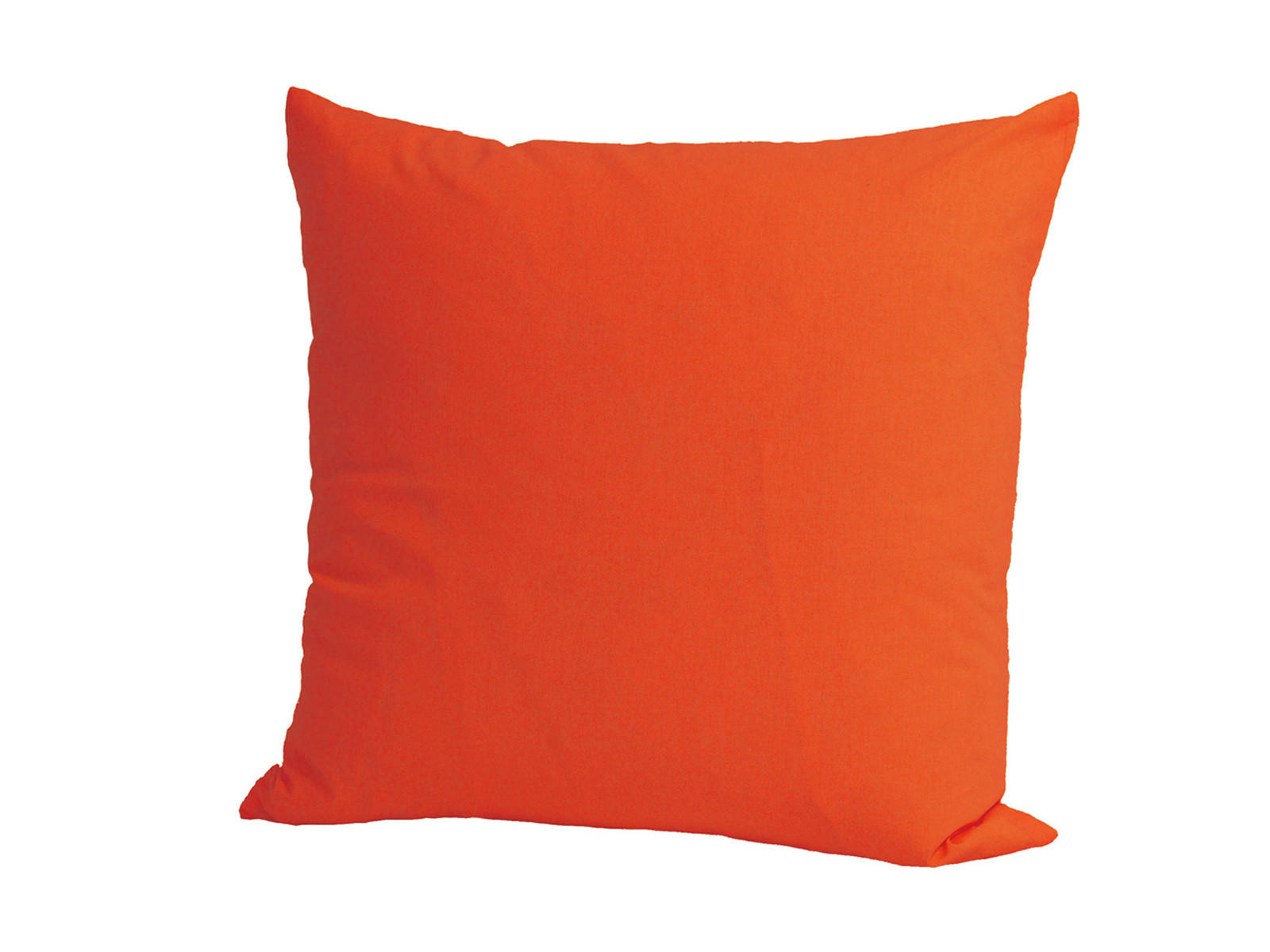 KISSENBEZUG Basic 100% Baumwolle orange 40/40 cm - Orange, Textil (40/40cm) - beties Heimtextil
