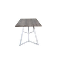 ESSTISCH Marina Grau 90x180x75 - Grau, Papier (180/90/75cm) - FURNLUX