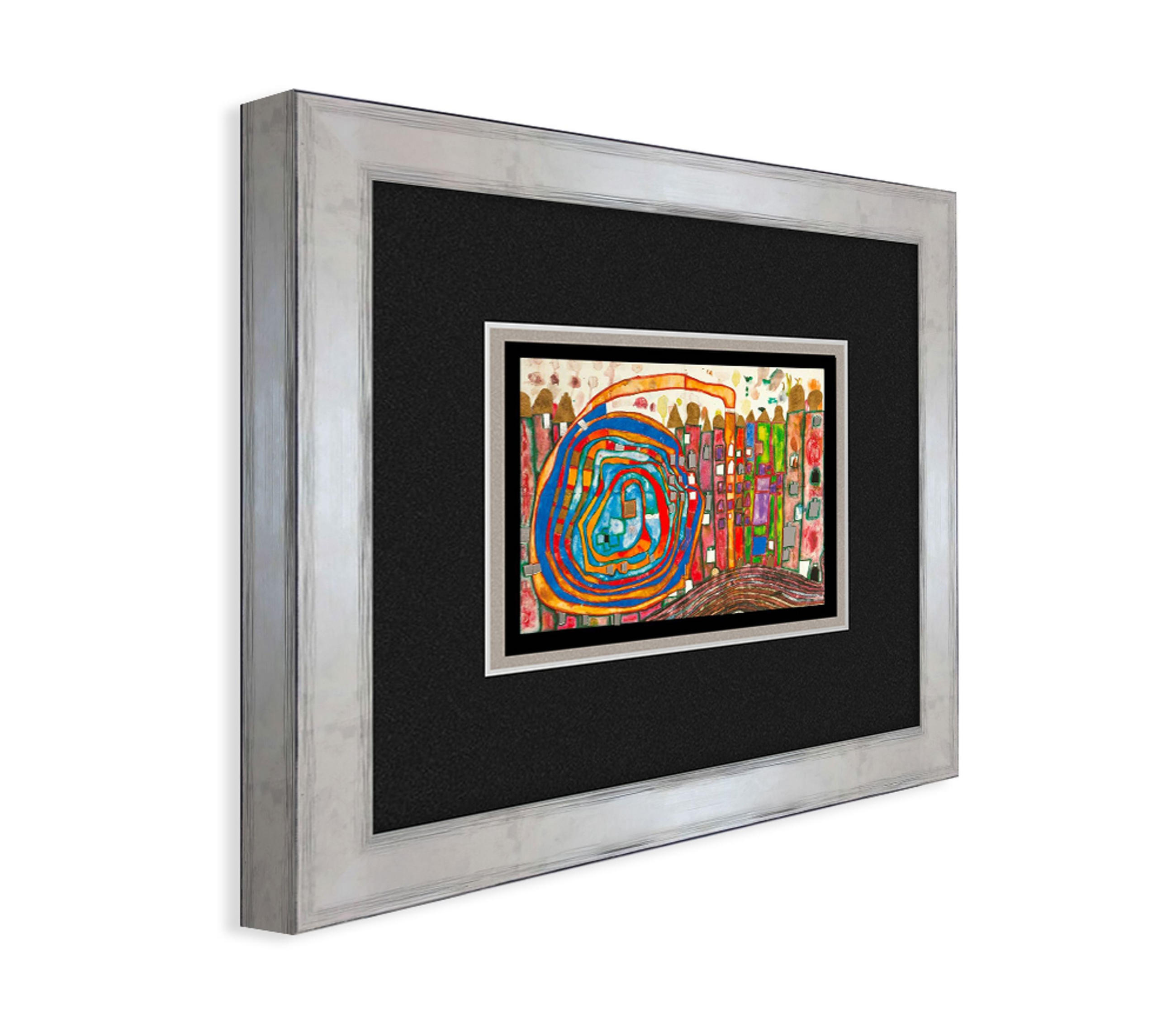 Thumbnail - artissimo Bild, Mehrfarbig, Holz, Abstrakt, Rechteckig, 30x35 cm, Bilder und Zubehör, Wandbilder, Gerahmte Bilder