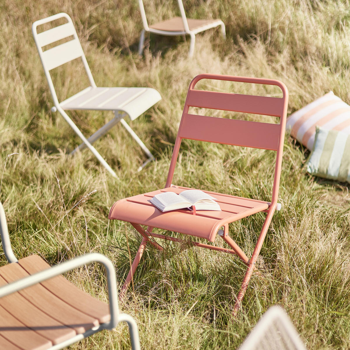 KLAPPSTUHL (2er-Set) Urban One - Orange, Metall (45/80/54cm) - Butlers