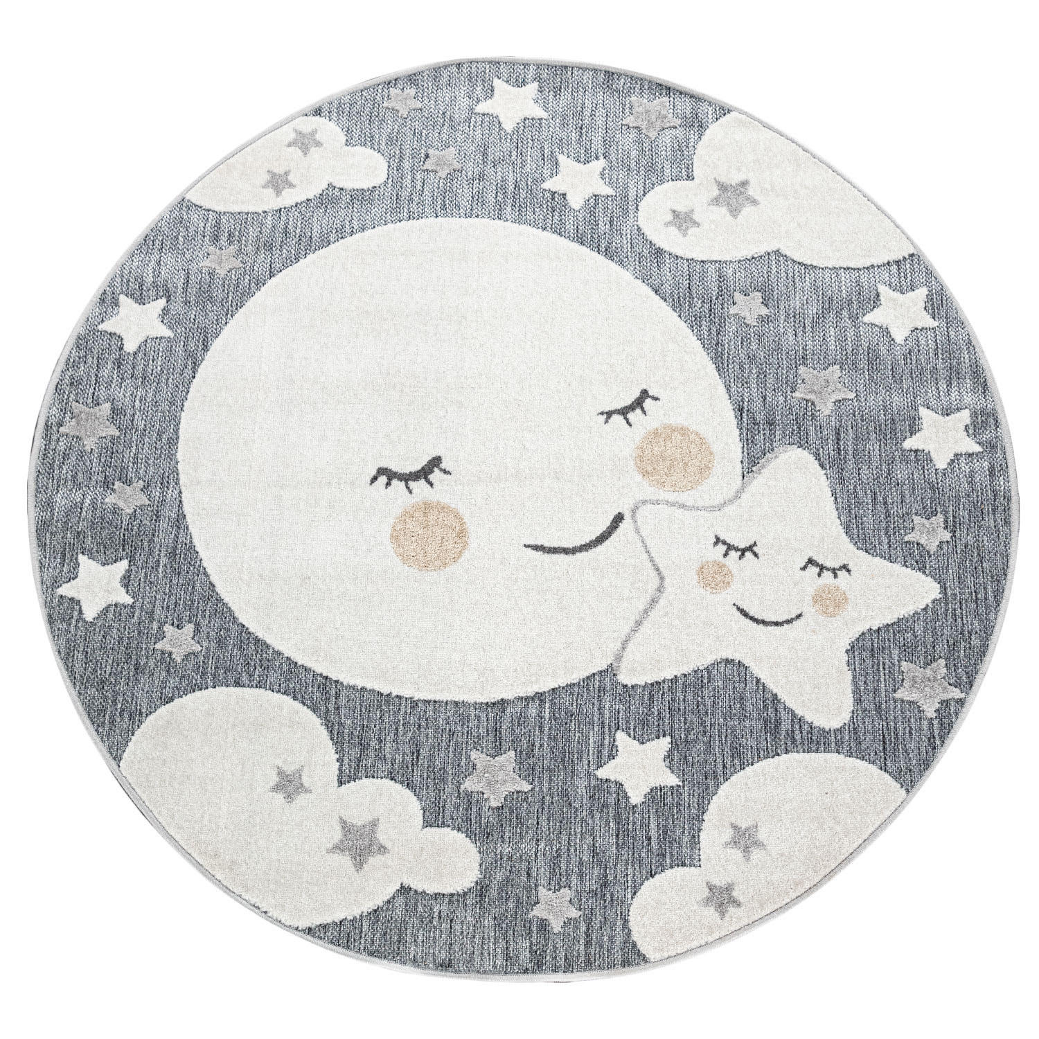 TWEET 465 GRAU 120D - Grau, Kunststoff (120/120cm) - Paco Home