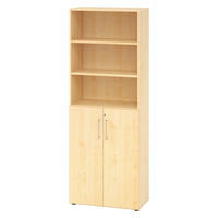 KOMBISCHRANK - 3 plus 3 Ordnerhöhen 42/80/215,6 cm in Ahornfarben - Ahornfarben, Holzwerkstoff (80/215.6/42cm) - bümö
