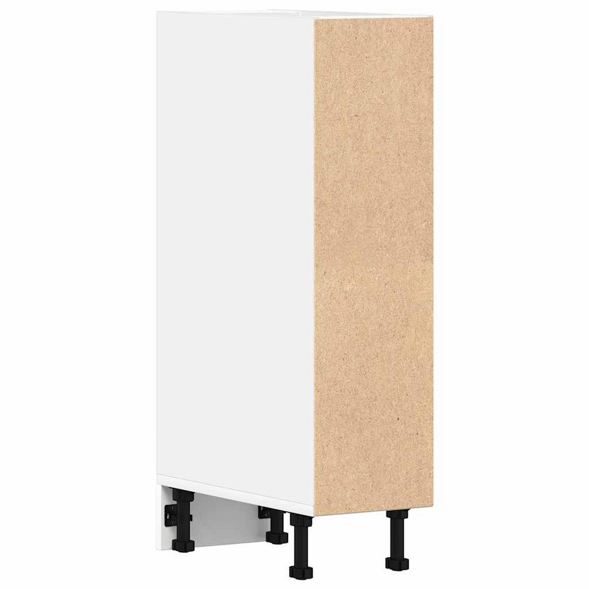 UNTERSCHRANK Riga Weiss 20/44,5/81,5 Cm Holzwerkstoff - Weiß, Holzwerkstoff (44.5/81.5/20cm) - vidaXL