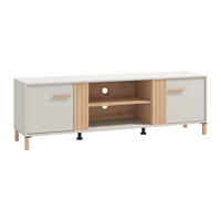 TV-BOARD - 163.5 cmcm x 40.1 cmcm - Holz, Platte - Beige, Naturfarben Hell - LYSANO - Beige, Holz (163.5/51.8/40.1cm) - Vente-Unique