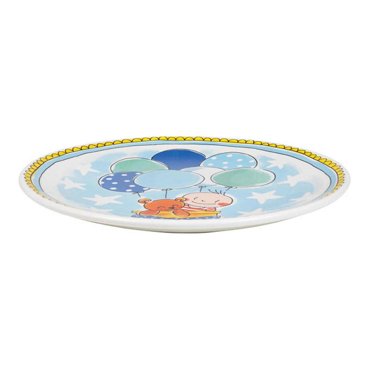 FRÜHSTÜCKSTELLER Es ist ein Junge in Bunt - 22cm - Multicolor, Keramik (21.8/21.8/2.5cm) - Blond Amsterdam