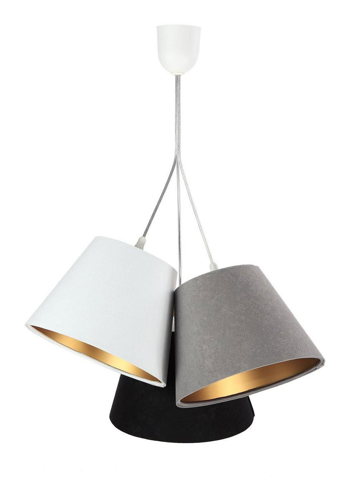 HÄNGELEUCHTE Gold 26/19 cm - Goldfarben, Kunststoff (26/0.8/19cm) - ONZENO