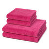 FROTTIERSET Lifestyle 4-teilig - Pink, Textil (50/100cm) - Cawoe