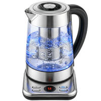 WASSERKOCHER DE-07962 1,7L mit Warmhaltefunktion - Silberfarben, Metall (21.4/26.3/21.7cm) - ComfortXL