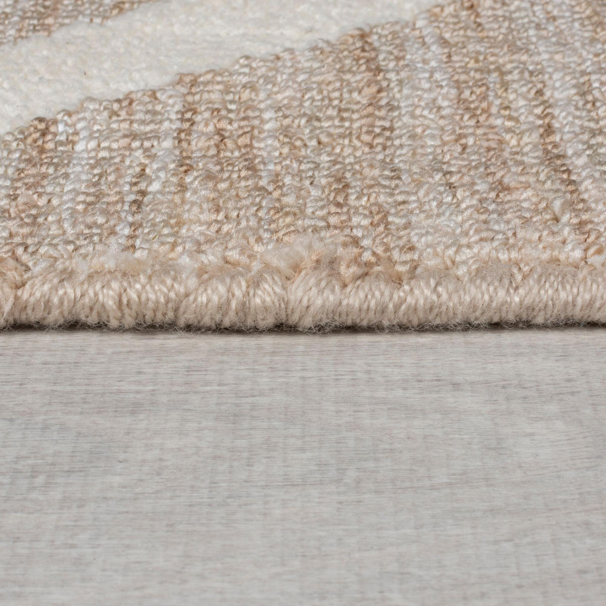 TEPPICH ARLEN, abstrakt, Taupe, 160 x 230 cm - Beige, Textil (230/160cm) - KADIMA DESIGN