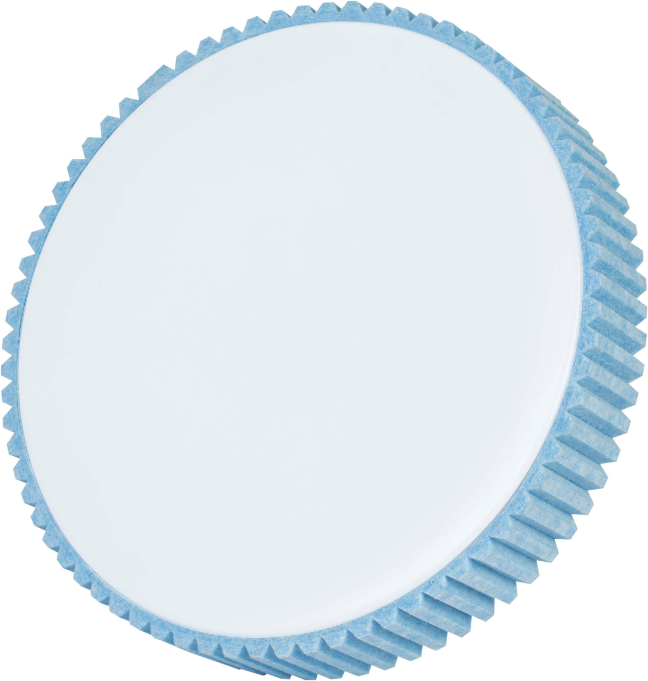 LED-KINDER-DECKENLEUCHTE Wolke Blau Ø 31 x 8 cm - Blau, Kunststoff (31/31/8.5cm) - Northpoint