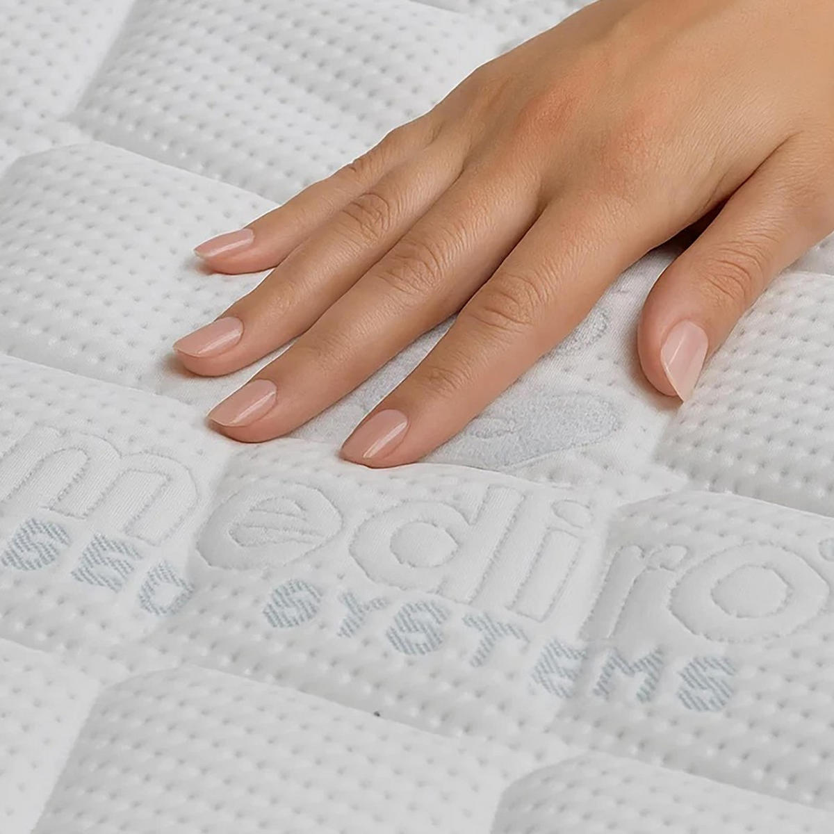 WENDEMATRATZE Mediro Care 21 cm,7-Zone, mit Visco-Schaum, H2/H3, 180x200 - Weiß, Textil (180/200cm) - Beautysofa